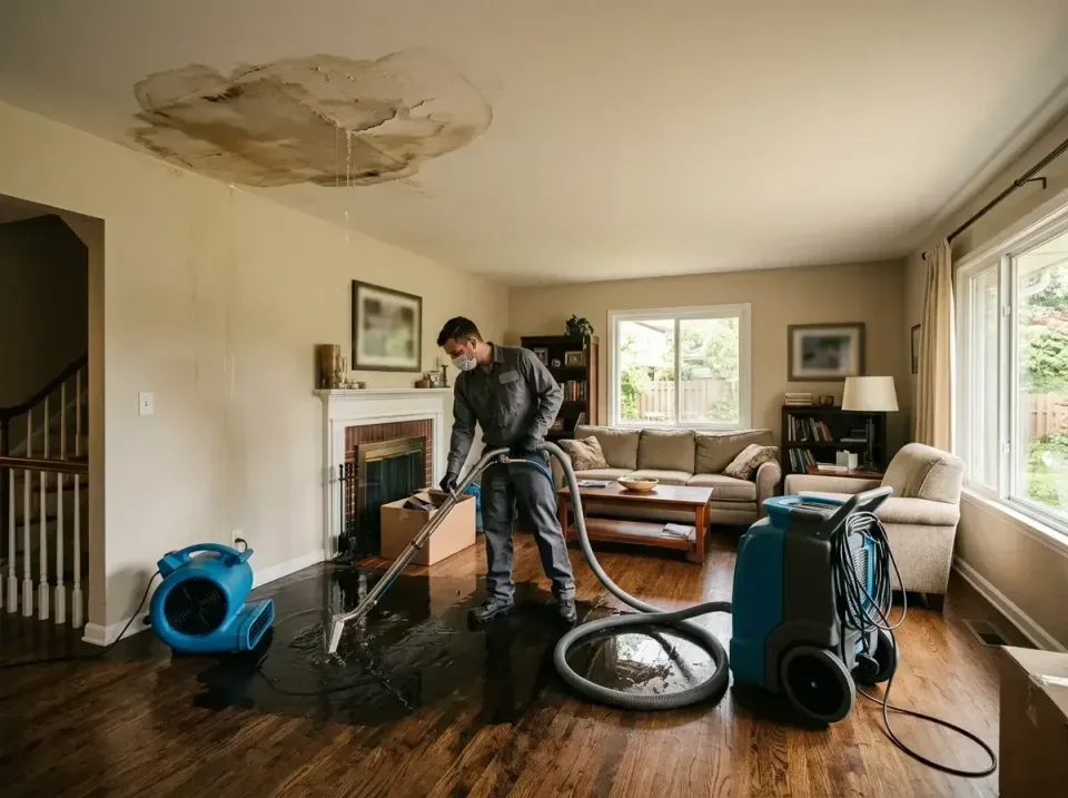 attic-pipe-burst-ceiling-drip-008 — frequently asked questions, Water Damage Restoration & Carpet Care in Halfway, MD
